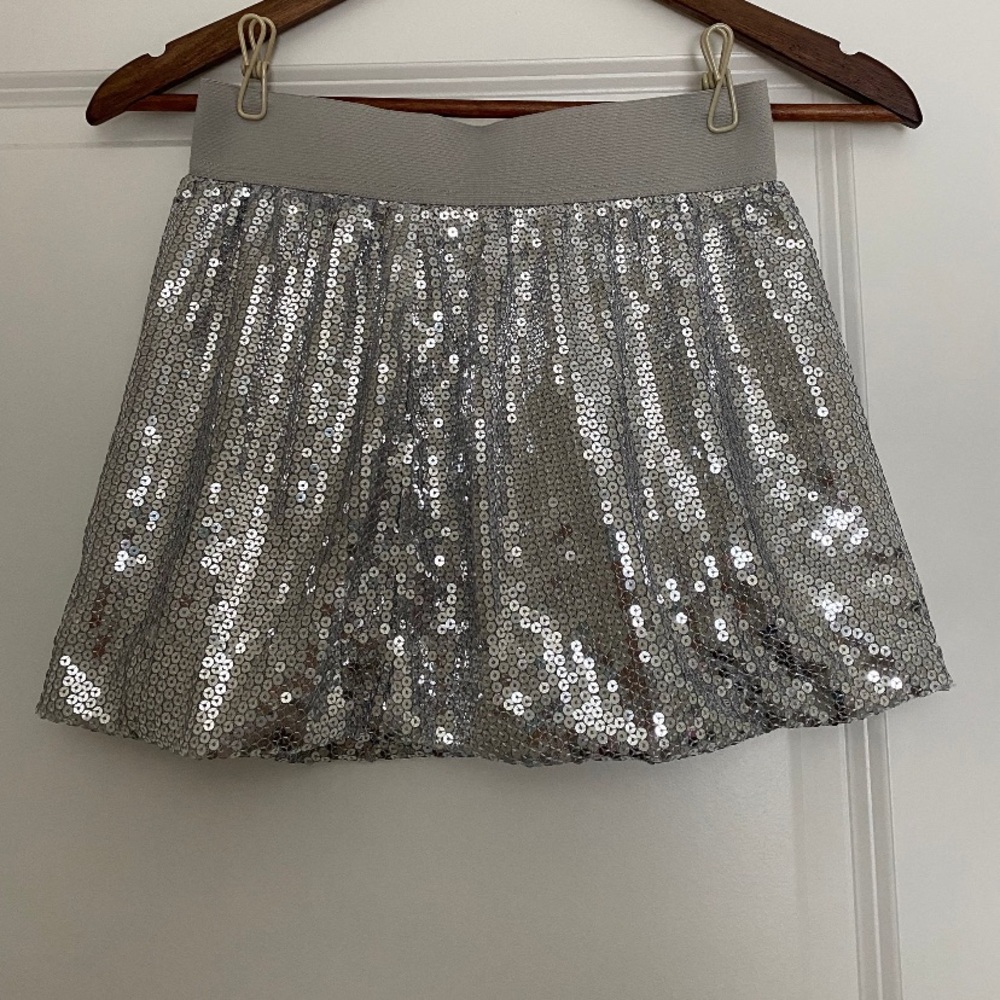 Sequin mini skirt